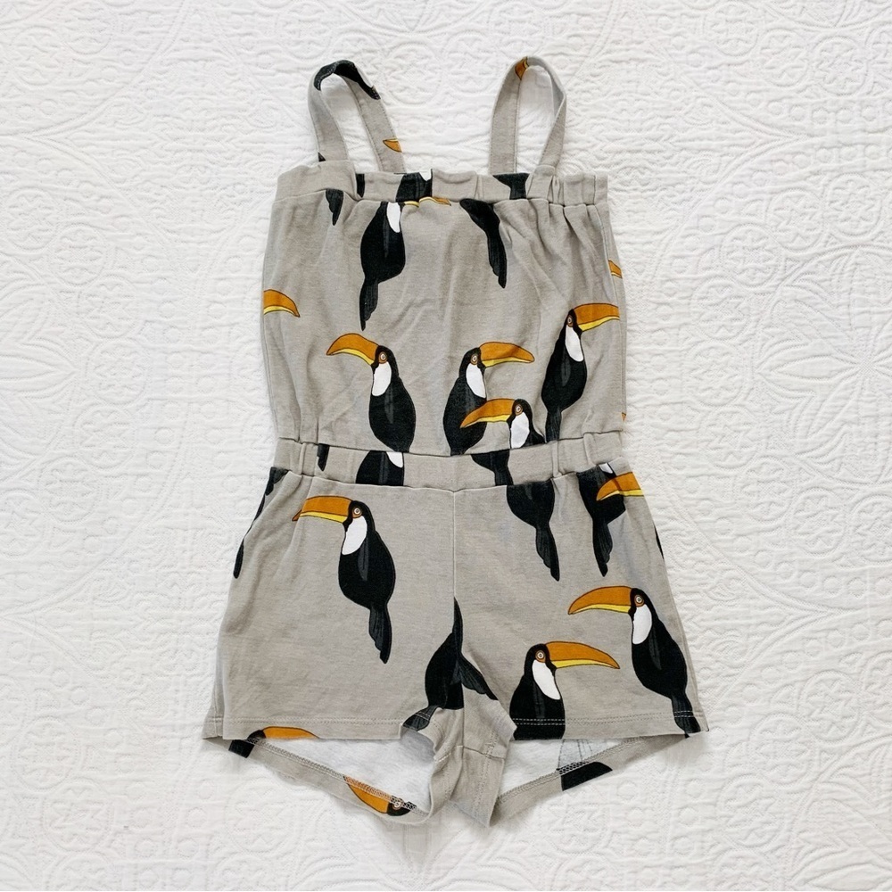 Mini Rodini Toucan‎ Short Jumpsuit (116/122, Sz 5-7y)